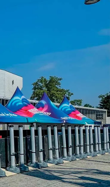 OPENGATE lanes under the Eurovision canopies, Vienna